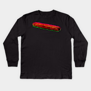 Churro Snack Glitch Kids Long Sleeve T-Shirt